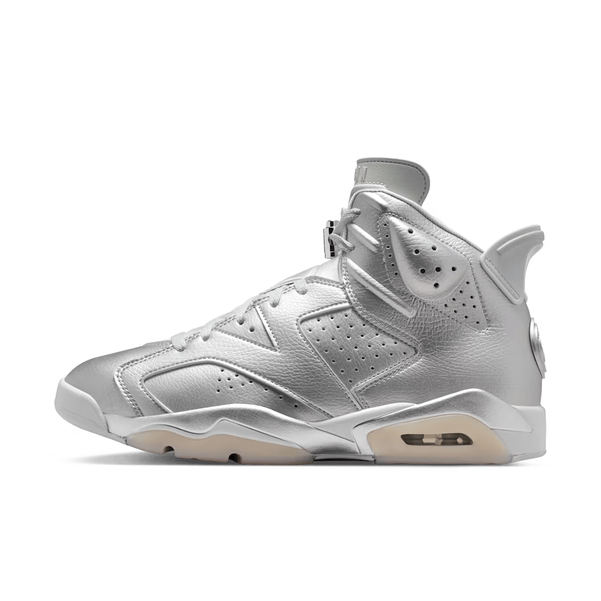 PSG x Air Jordan 6 Retro 'Metallic Silver' IQ5135-001
