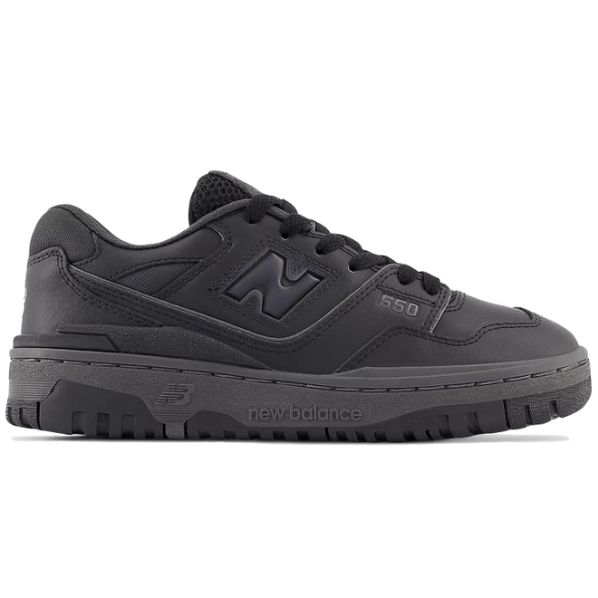 New Balance 550 Triple Black (GS) GSB550BB