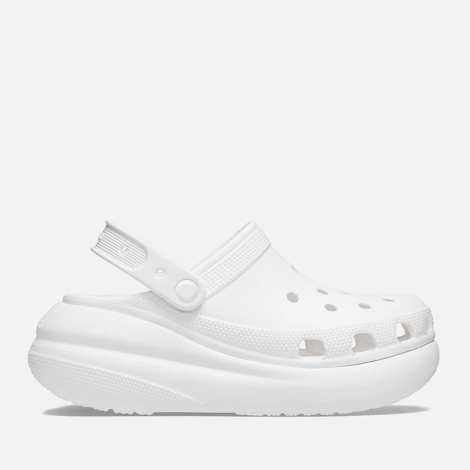 Crocs Classic Crush Platform Rubber Clogs 207521-100