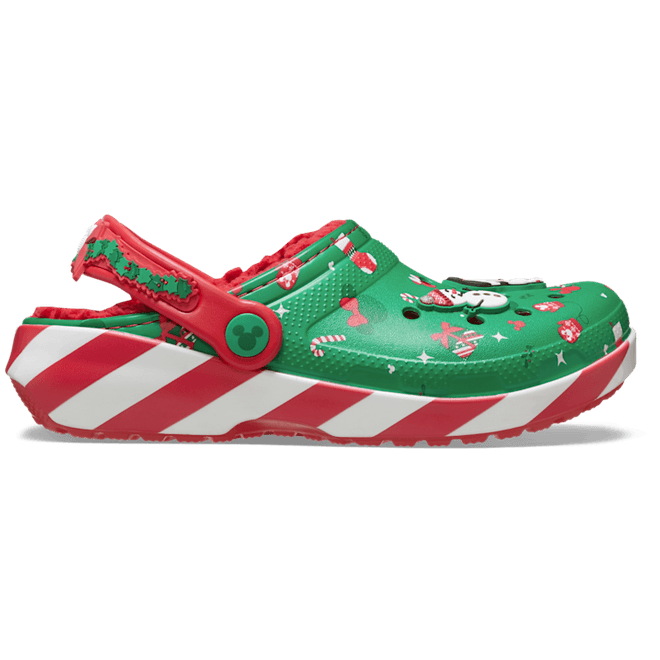 Crocs Kids Toddlers Mickey Holiday Lined Classic Clogs Multi 210815-90H