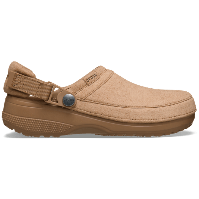 Crocs Classic Crafted Vegan Suede Clogs Milk Chocolate 211930-2JJ