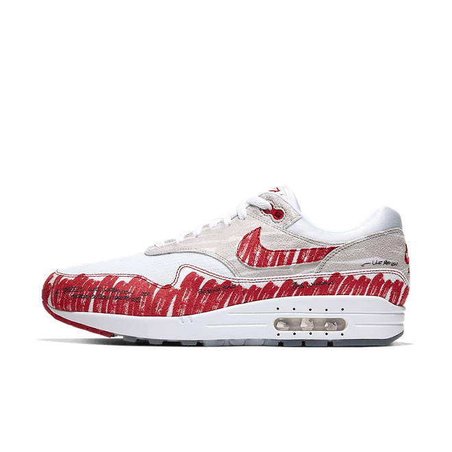 Nike Air Max 1 QS 'Sketch To Shelf' OG Red CJ4286-101