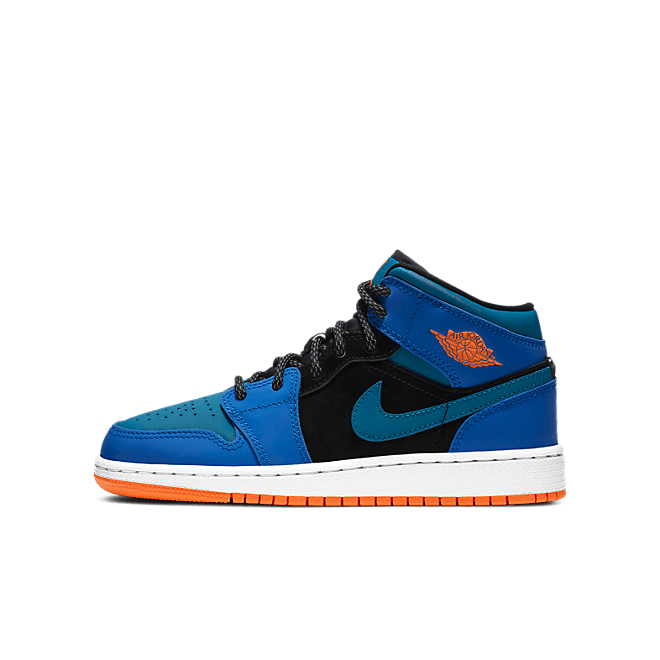 Air Jordan 1 Mid Racer Blue (GS) (2020) 554725-440