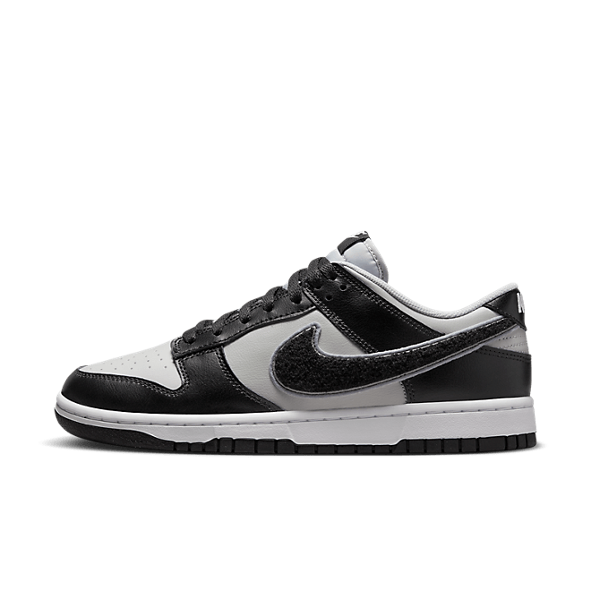 Nike Dunk Low Chenille Swoosh 'Black Grey' DQ7683-001