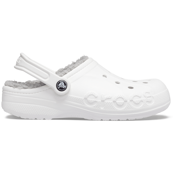 Crocs Baya Lined ClogsWhite / Light Grey 205969-11H
