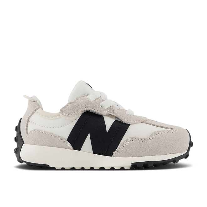 New Balance 327 New-B Hook & Loop Toddler 'Silver Birch Black' NW327FE