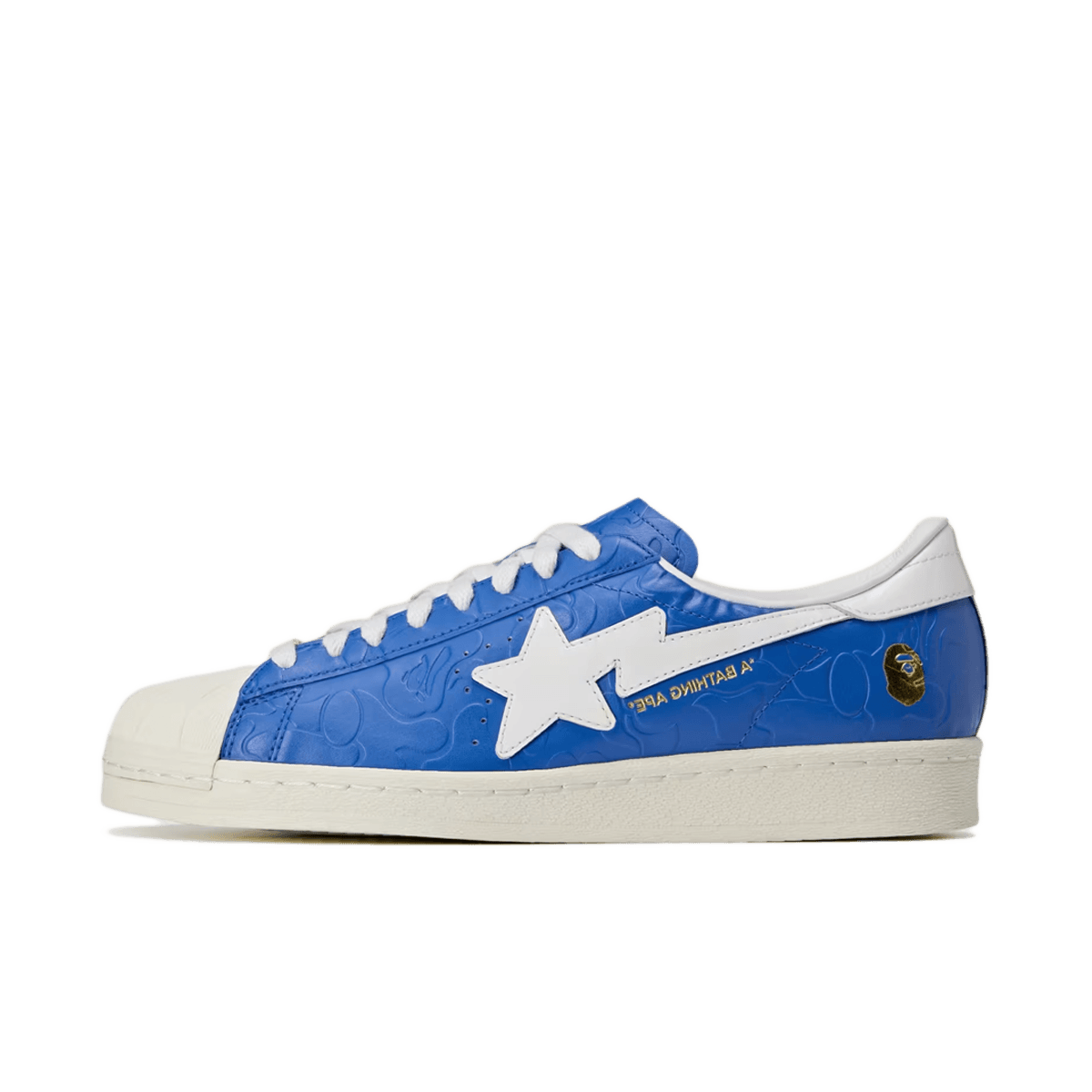 BAPE x adidas SSTR V 'Blue' JR2702
