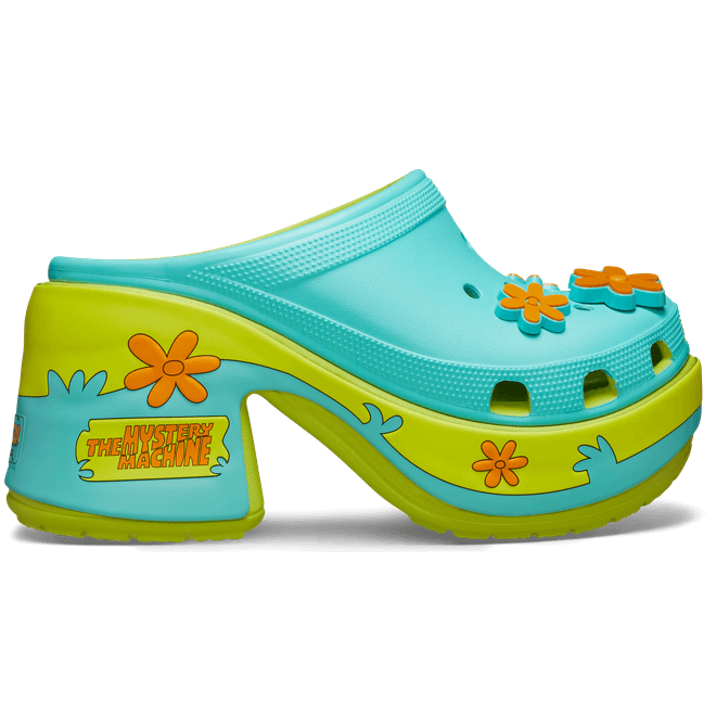 Crocs Unisex Scooby Doo Siren Clogs Lime Punch 210107-3TX
