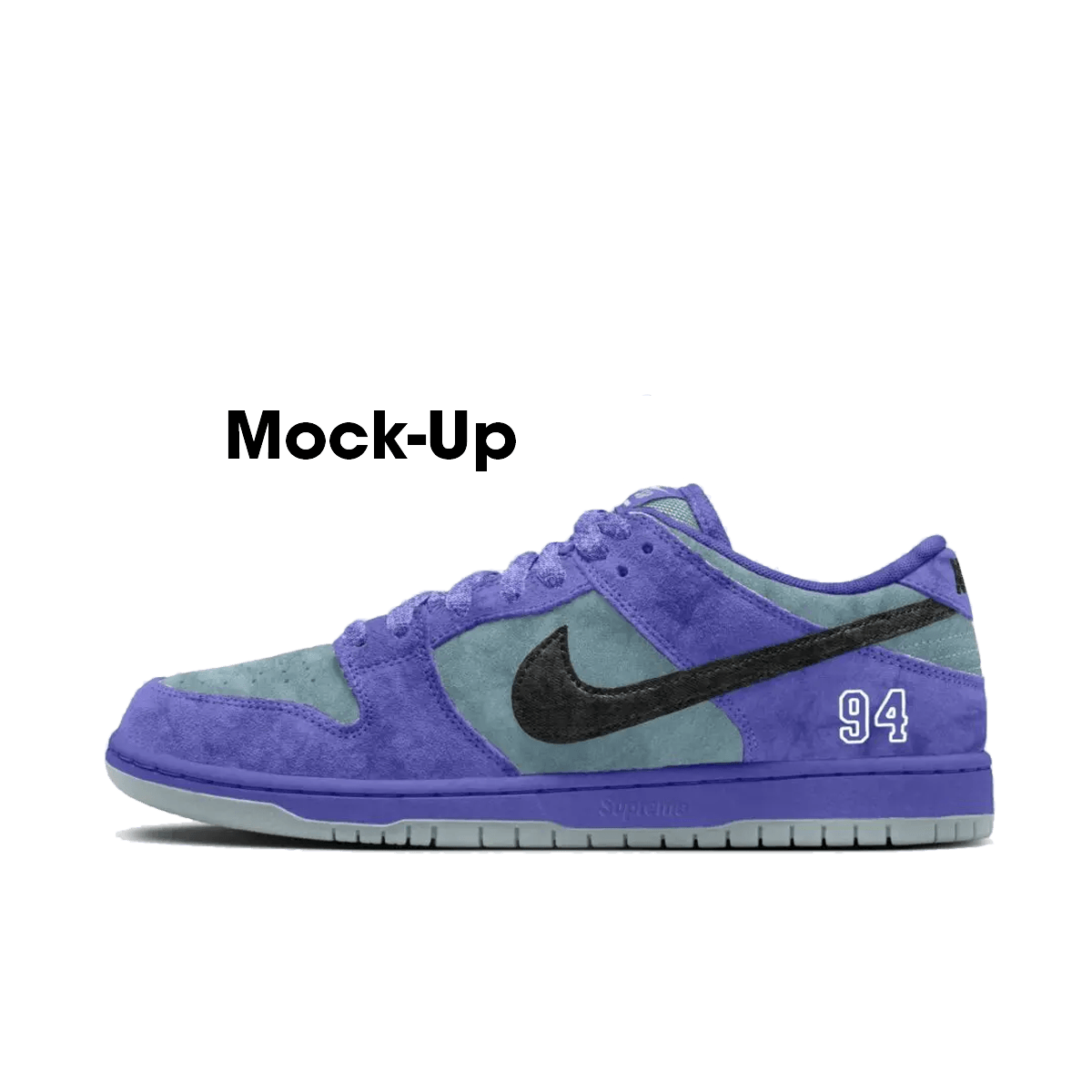 Supreme x Nike SB Dunk Low Pro 'Ink' - 2025 HQ8487-500