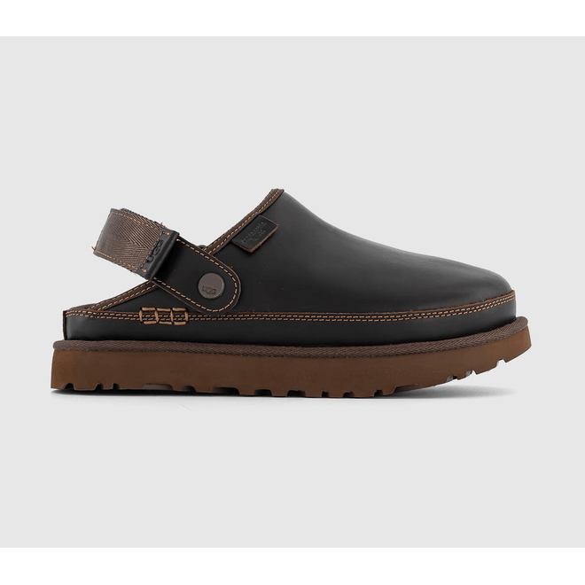 UGG® Goldencoast Leather Regenerate Clog Women Ironwood 1167536-IWD