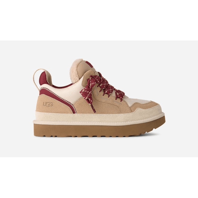 UGG® Lowmel Trainer Driftwood/Biking Red 1170750-DWD
