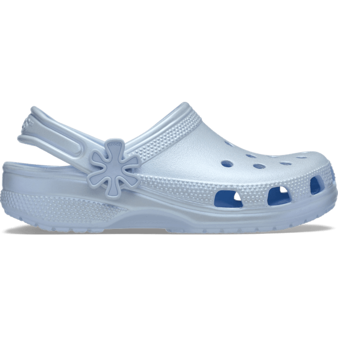 Crocs Kids Classic Pearl Shine Clogs Blue Frost 212814-4WK