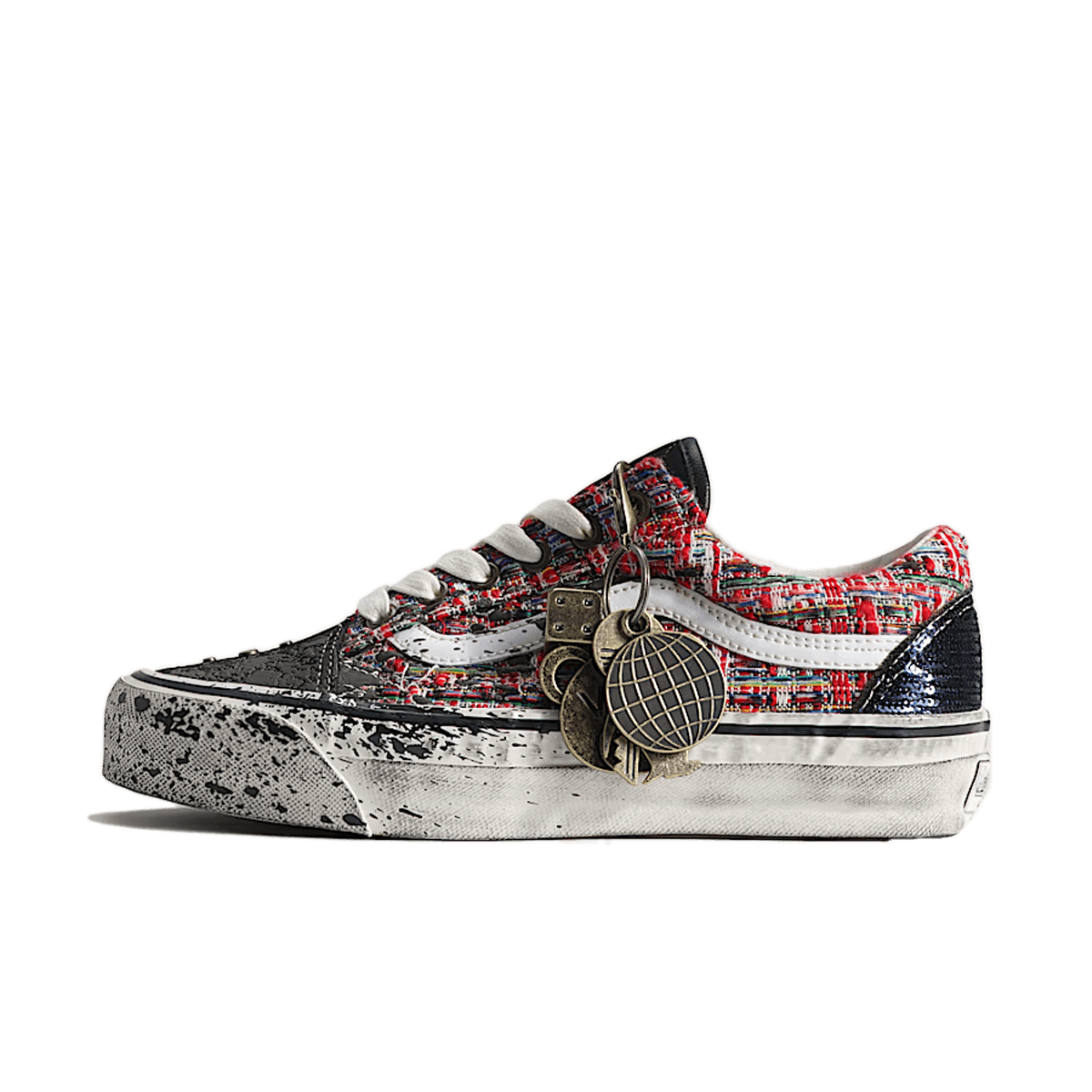 Vans Premium Old Skool 'Red & Black' - Charms Pack VN000D9VBOS