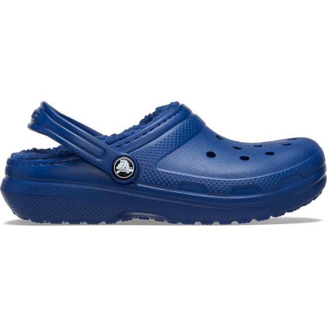 Crocs Toddler Classic Lined Clogs Kinder Ribbon Blue 207009-5FH