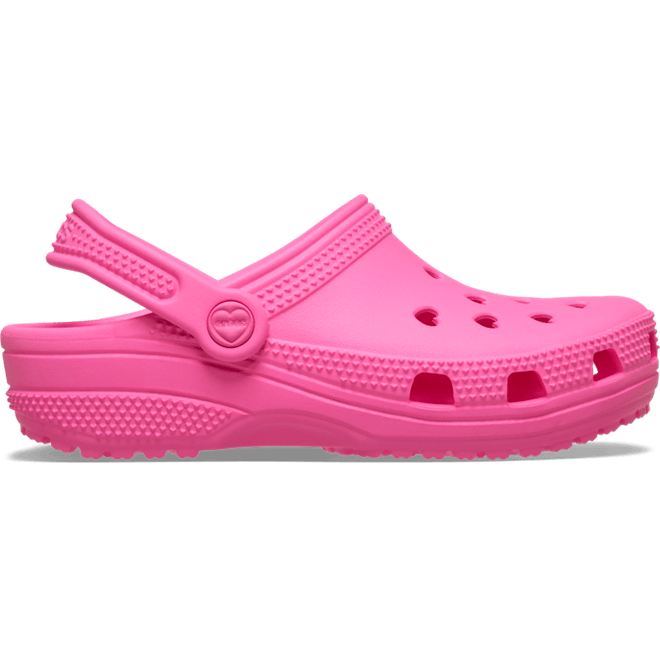 Crocs Classic Hearts Cut Out Clogs Kinder Pink Punch 214206-7EK