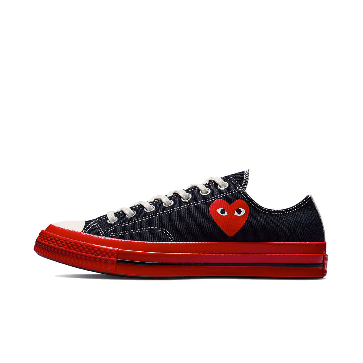 Comme des Garçons x Converse Chuck 70 Lo 'Black' - Red Sole A01795C