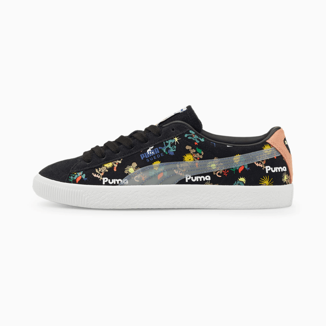 Puma Suede VTG bedrukte sportschoenen voor Dames 384253-01