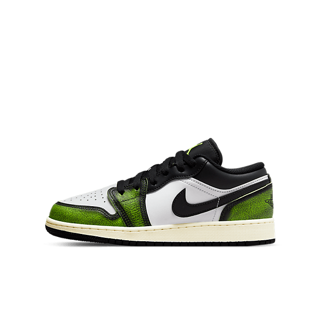 Air Jordan 1 Low Wear-Away GS 'Electric Green' DO8244-003