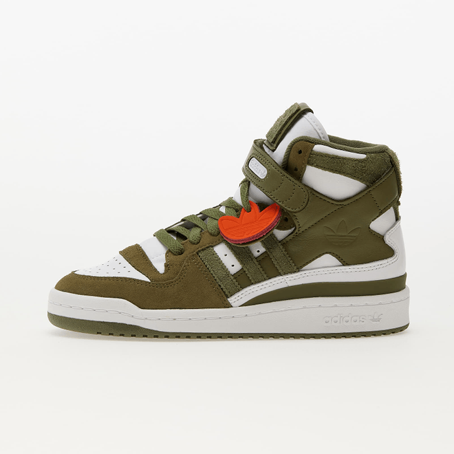 adidas Forum 84 Hi W Ftw White/ Focus Olive/ Wonder Red GY9551