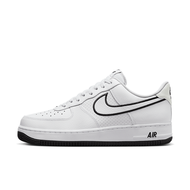 Nike Air Force 1 '07 'White/Black' - Embroidered Swooshes FJ4211-100