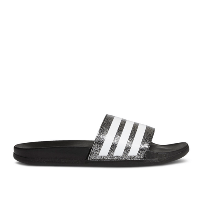adidas Adilette Comfort Slide J 'Black Glitter' FY8836