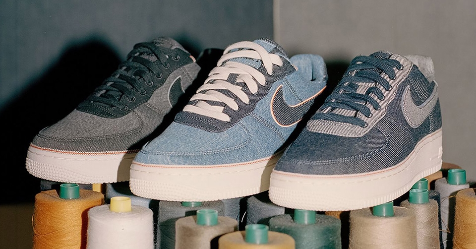 3X1 x Nike Air Force 1 gloednieuw 'Denim' pack