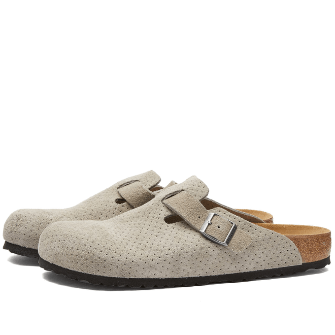 Birkenstock Boston Clog - Stone Coin Embossed Dots 1027040