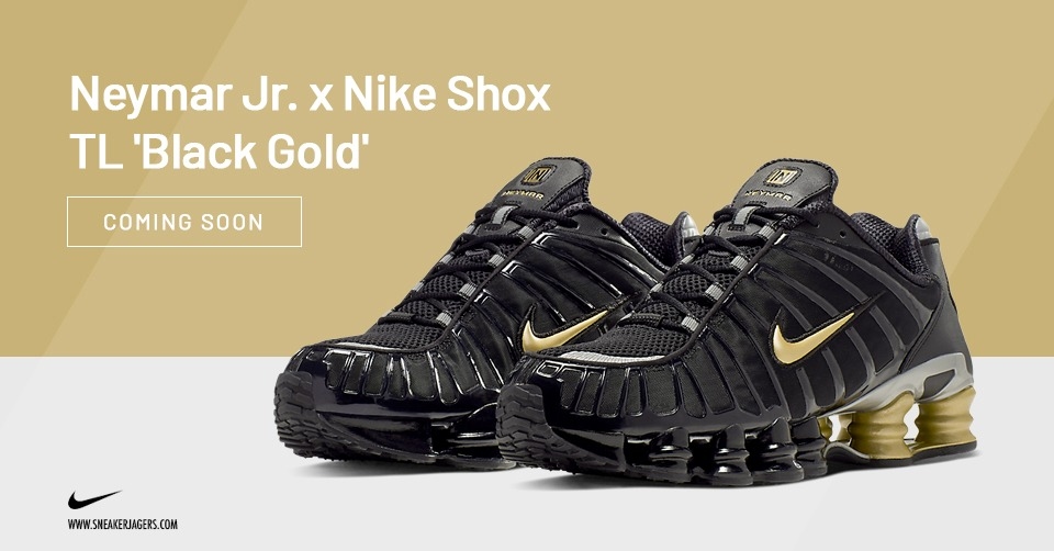 Nike x Neymar Jr. Shox TL "Black Gold" diesen Samstag!