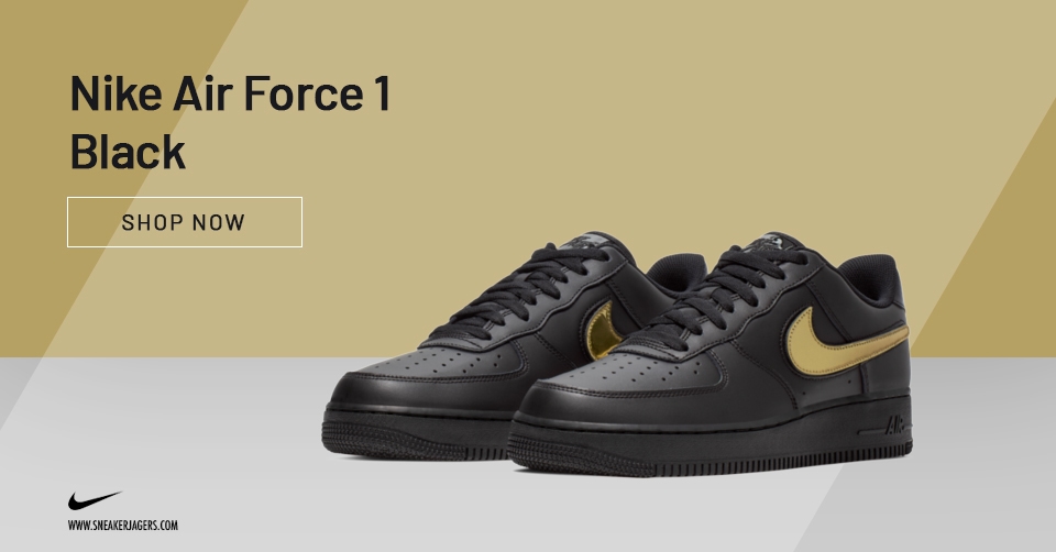 Im Spotlight: Nike Air Force 1 Black mit abnehmbarem Swoosh