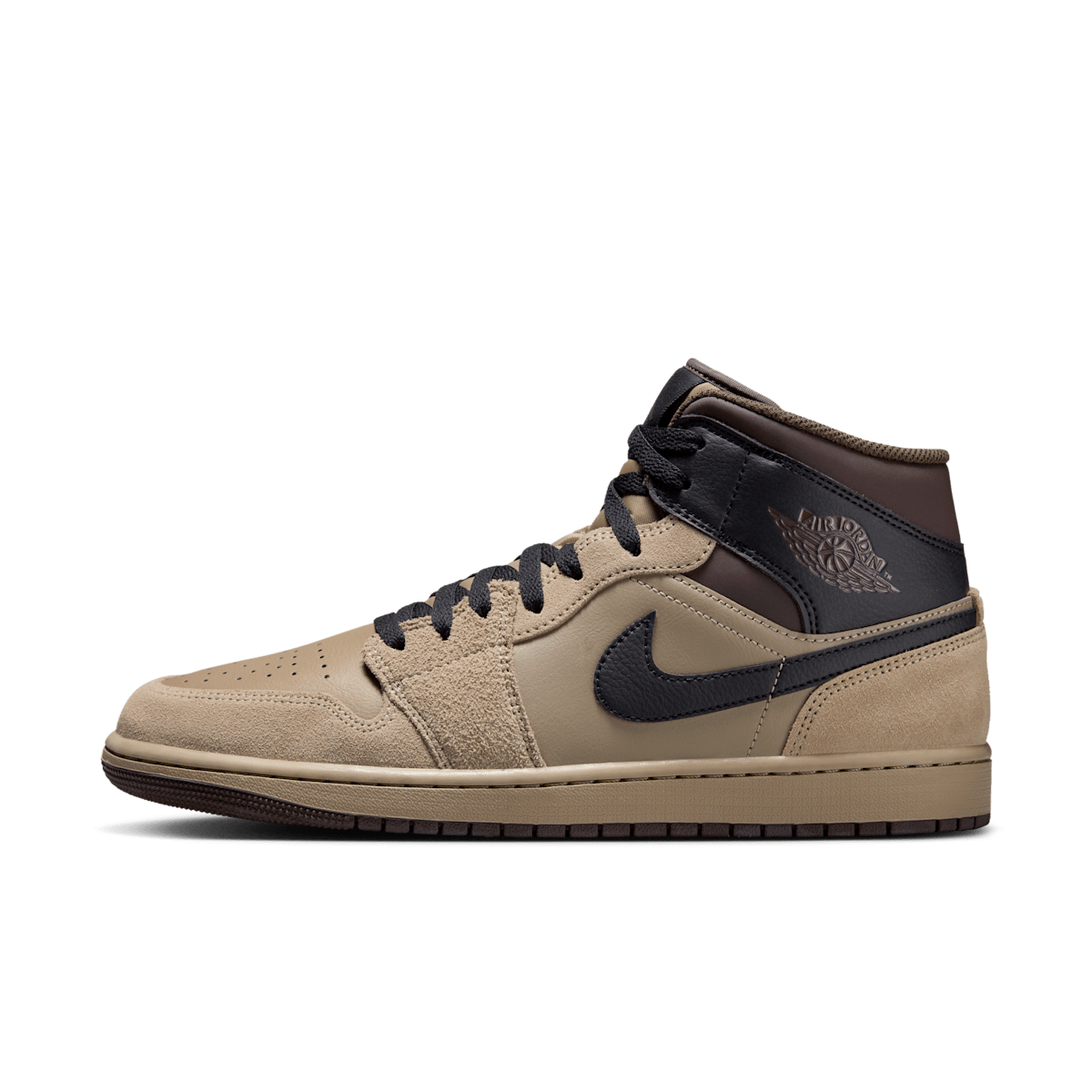 Air Jordan 1 Mid 'Khaki & Baroque Brown' HV6422-200