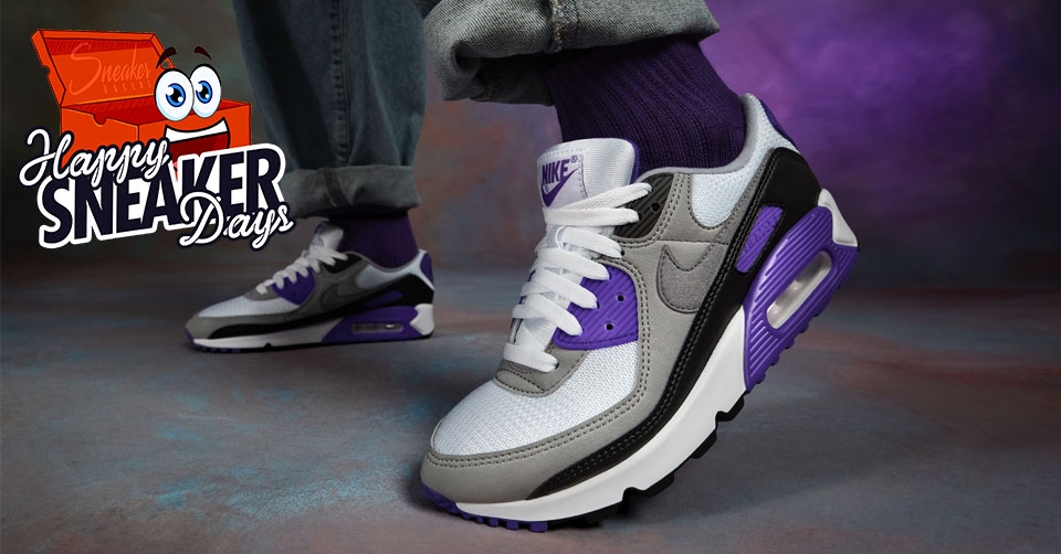 De Nike Air Max 90 'Hyper Grape' is goedkoper dan ooit