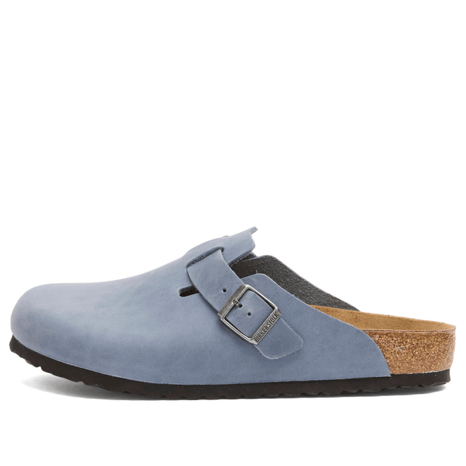 Birkenstock Boston Clog - Elemental Blue Oiled Leather 1028225