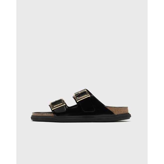 Birkenstock Arizona Droplet Buckle Natural Leather Patent 1029364