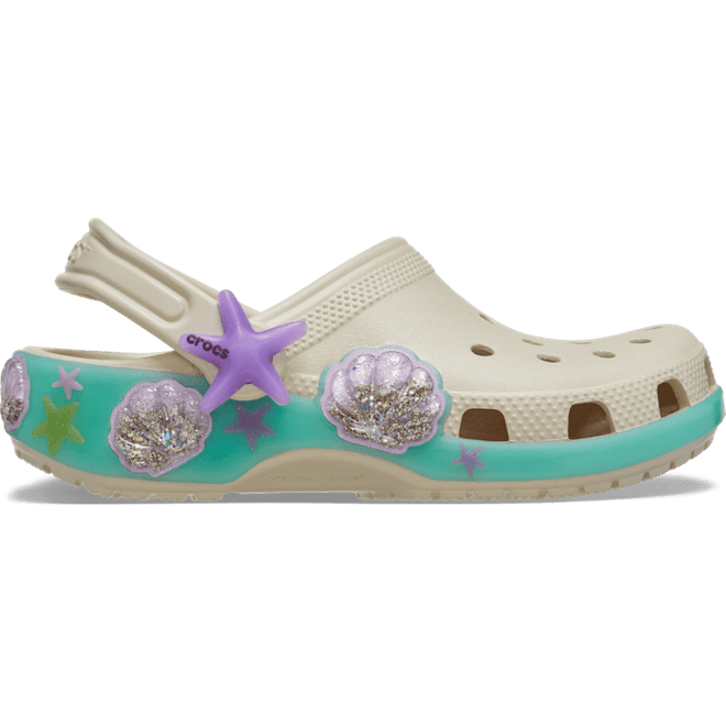 Crocs Classic Sea Sparkle Shaker Clogs Kinder Frappé 213273-2MC