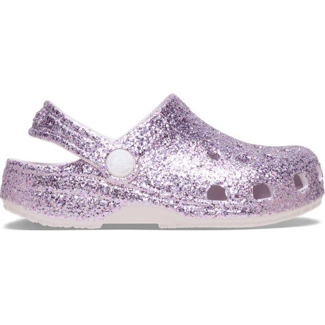 Crocs Toddler Classic Chunky Glitter Clogs Kinder Grape Ice 211940-5DK
