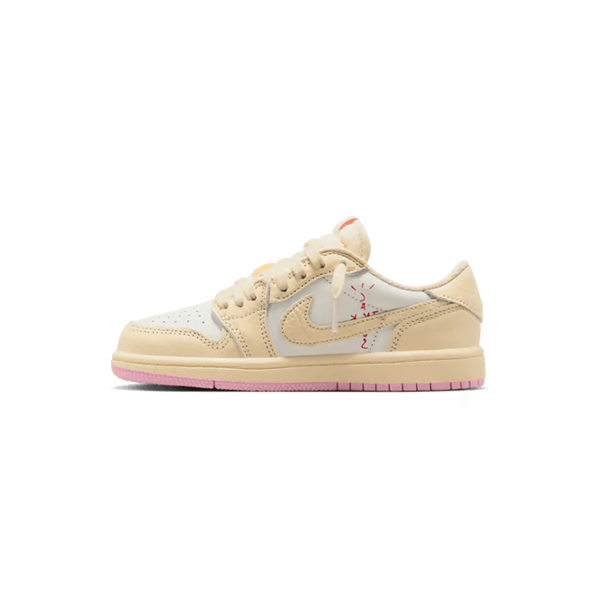 Jordan 1 Retro Low OG SP Travis Scott Shy Pink (PS) IQ7605-100