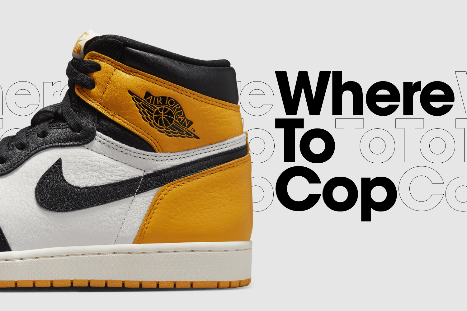Where to Cop: Air Jordan 1 High OG 'Taxi'