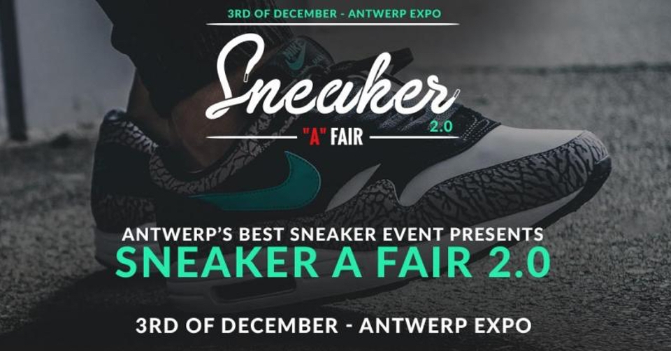Sneaker'a'fair dit weekend in Antwerpen