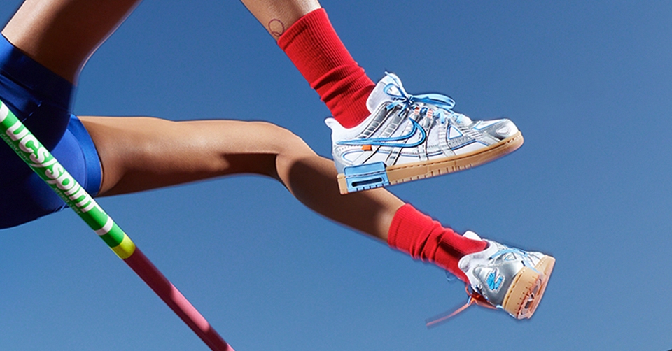 De Off-White x Nike Rubber Dunk komt uit op 1 oktober