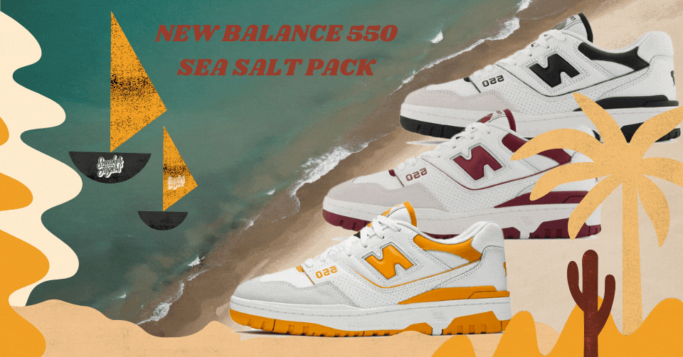 De New Balance 550 Sea Salt pack dropt eindelijk Sneakerjagers