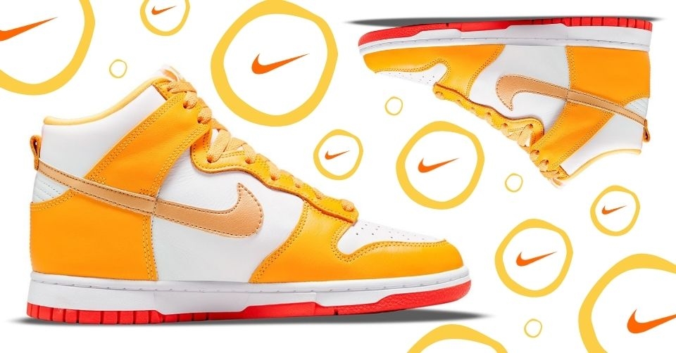 De Nike Dunk High 'Laser Orange' is verschenen