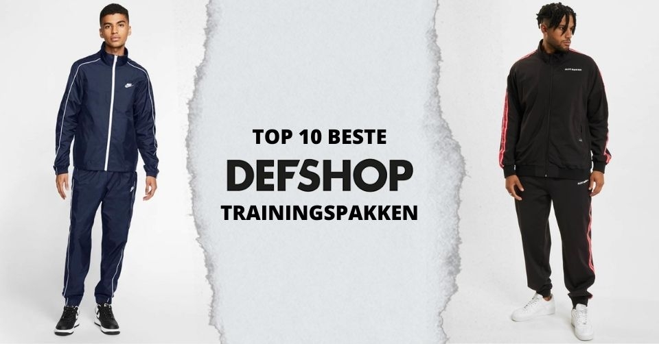 Shop de top 10 beste trainingspakken bij Defshop