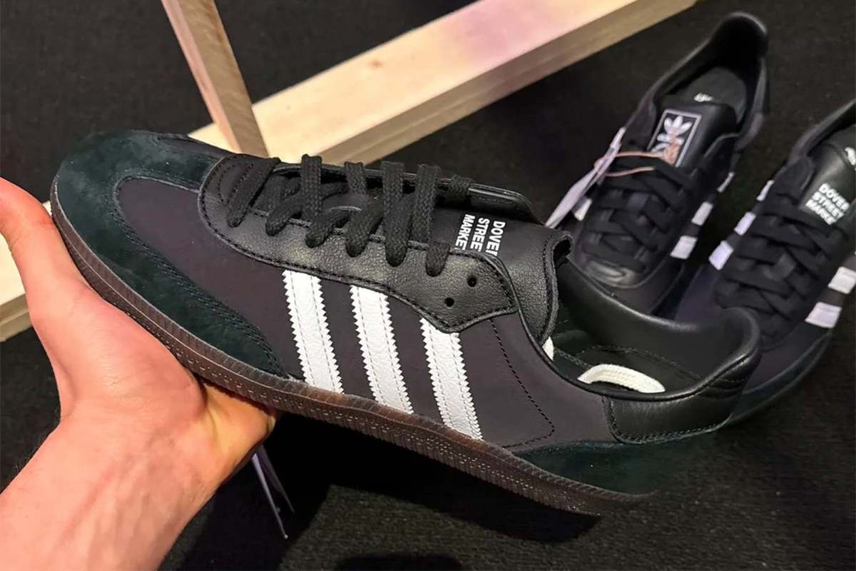 Eerste beelden Dover Street Market x adidas Samba