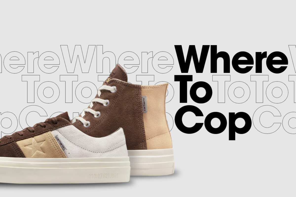 Where to cop: Carhartt WIP x Converse pack