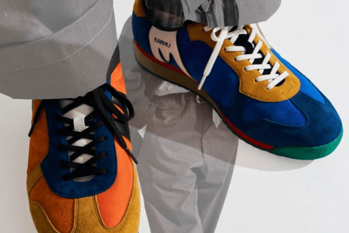 De volgende Engineered Garments x KARHU collab geeft de Mestari een frisse twist