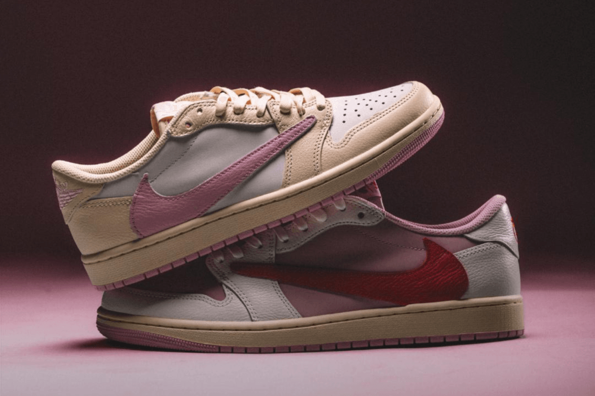 Where to Cop: Travis Scott x Air Jordan 1 Low 'Shy Pink' and 'Tropical Pink en 'Muslin Shy Pink'