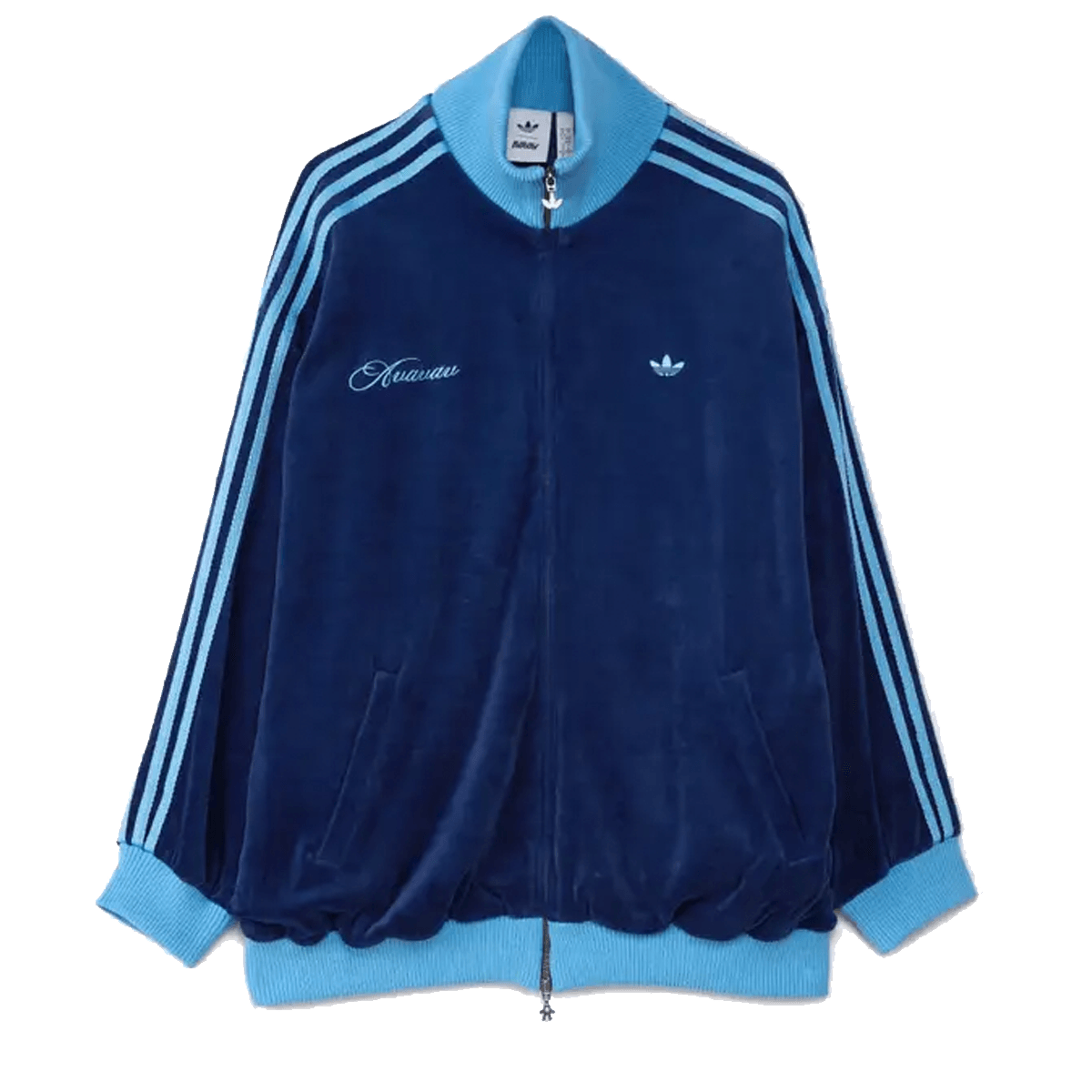 AVAVAV x adidas Velvet Track Jacket 'Navy Blue' KD1492