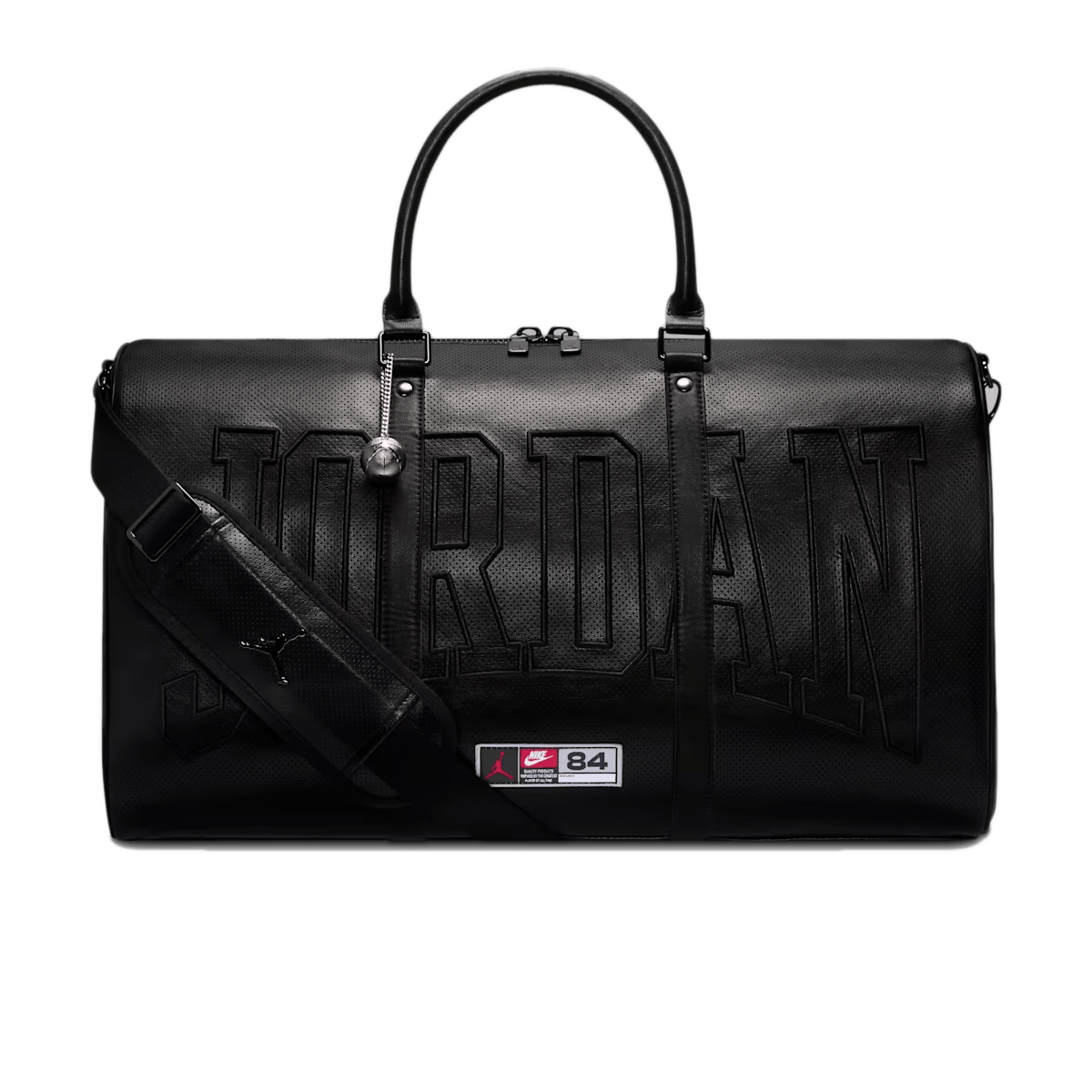 Jordan Perforated Duffel Bag 'Black' - 40L