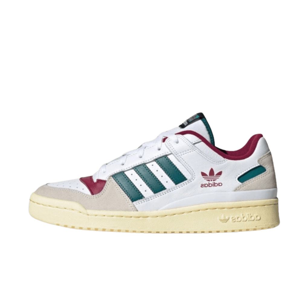 adidas Forum Low White Teal Burgundy HQ6874