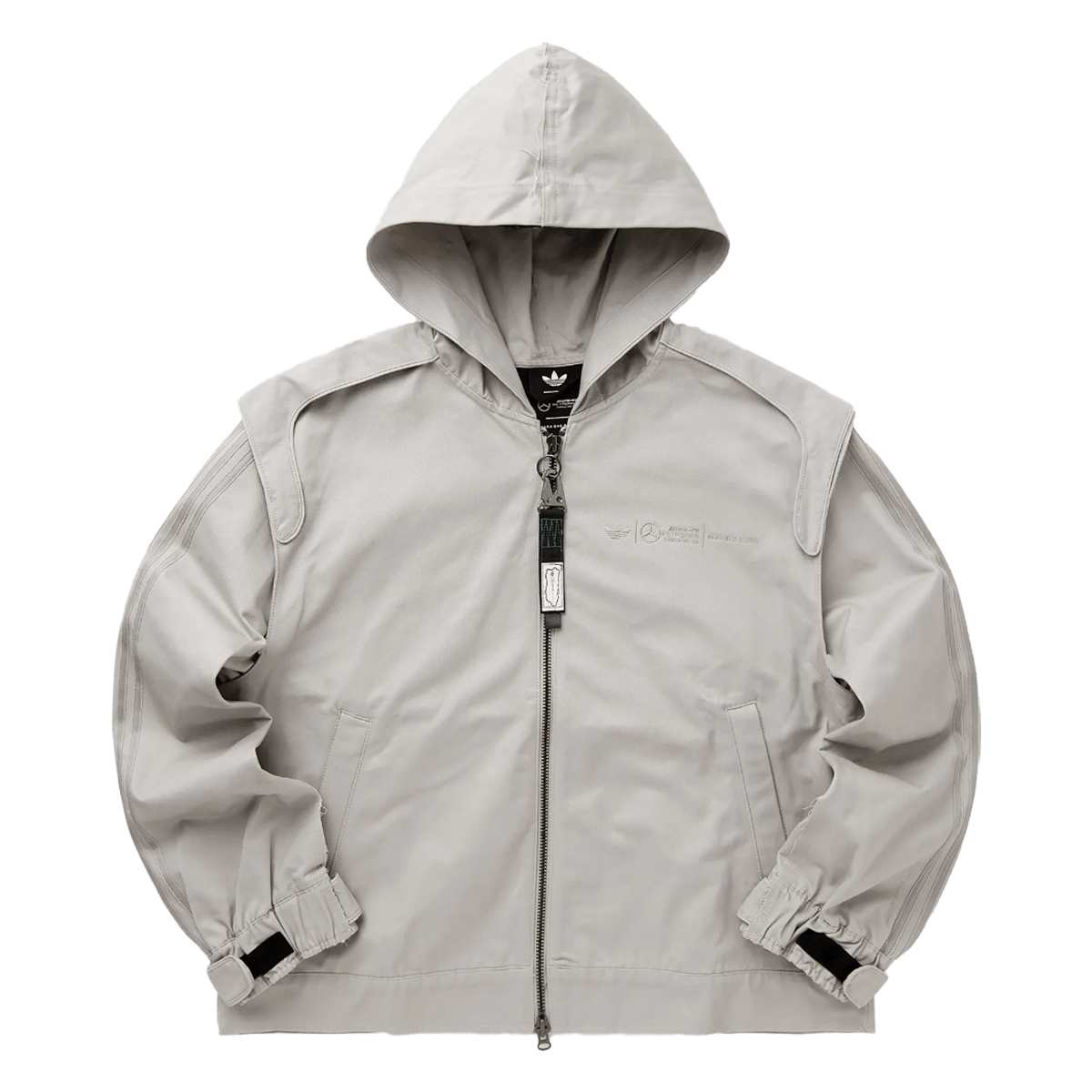 Bad Bunny x Mercedes AMG x adidas Zip Up Jacket 'Granite' KD7594